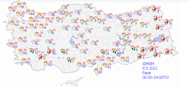Yağışlı hava ne kadar sürecek?